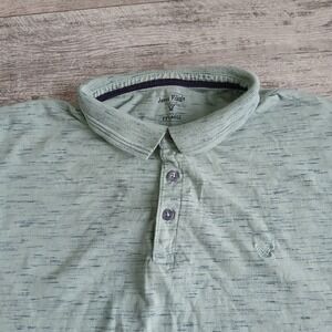 James Pringle XXLarge Mens Green Polo Shirt Short Sleeve Cotton Blend Casual